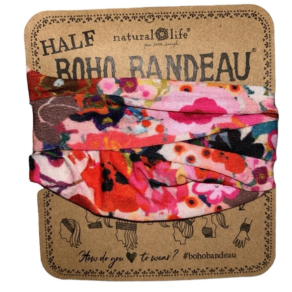 NEW floral boho bandeau headband - Picture 7 of 8